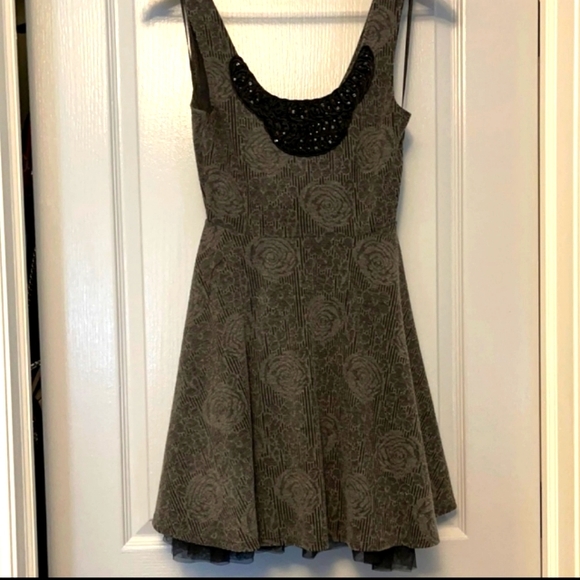 Free People Rock Princess Roses & Tulle Dress - Picture 3 of 5